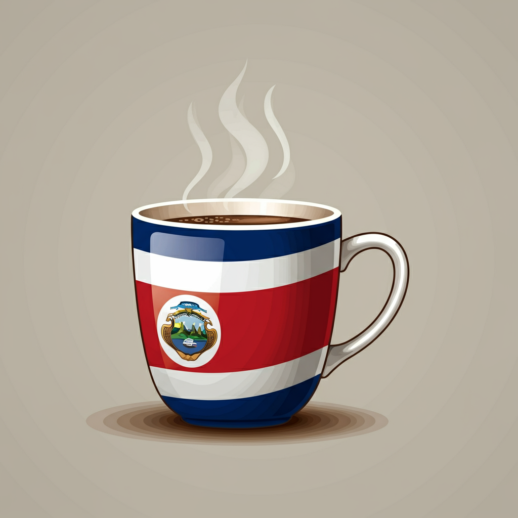 Costa Rica Roasted Whole Coffee Beans - 1/2 pounds