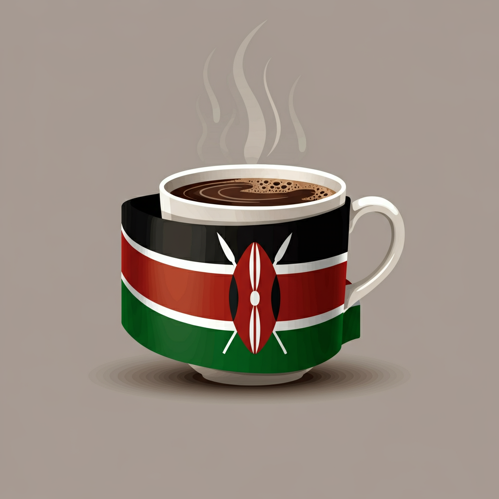 Kenya Roasted Whole  Coffee Beans - 1 pound
